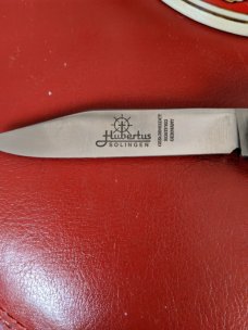 Hubertus Automatic Knife Micart double blade that is a hidden release trick pen blade release