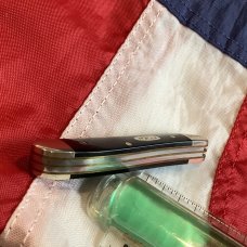 Case xx 1989 Peanut Knife (MDL# 2220 SS) w/ Slick Black Handles -NOS in NM Condition