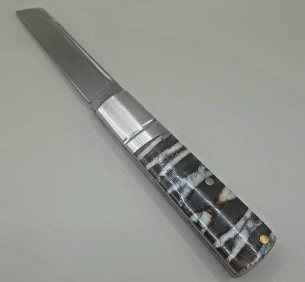 Dymtro Zuznietsov Mammoth Tooth Sheepsfoot Barlow...Rwl34...4" closed..fluted bolsters..slip..