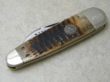 Case XX USA Bone ROG62070 Knife 1989 NKCA Club Knife