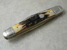 Winchester Trademark USA 1996 Stag 350101 Whittler Knife 