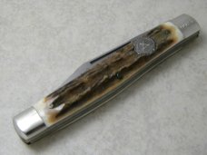 Kissing Crane Robt Klass Solingen Germany Stag 1990 NKCA Club Knife 