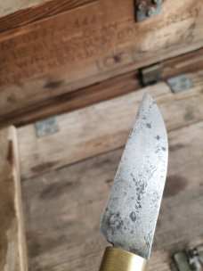 Vintage - Ray Haselton Custom - High Carbon - Unmarked - Fixed Blade 