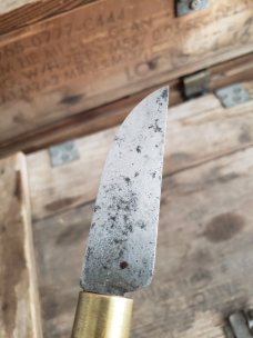 Vintage - Ray Haselton Custom - High Carbon - Unmarked - Fixed Blade 