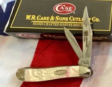 Case xx Premier Edition Peanut Knife (MDL# 9220 SS) w/ Peppermint Corelon Handles