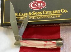 Case xx Premier Edition Peanut Knife (MDL# 9220 SS) w/ Peppermint Corelon Handles