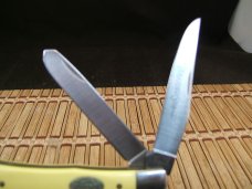 SCHRADE HERITAGE H296 EVERLASTINGLY SHARP RARE TRAPPER VINTAGE U.S.A. MADE NEAR MINT POCKET KNIFE