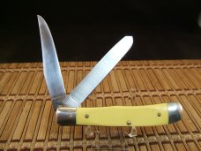 SCHRADE HERITAGE H296 EVERLASTINGLY SHARP RARE TRAPPER VINTAGE U.S.A. MADE NEAR MINT POCKET KNIFE