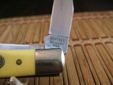 SCHRADE HERITAGE H296 EVERLASTINGLY SHARP RARE TRAPPER VINTAGE U.S.A. MADE NEAR MINT POCKET KNIFE