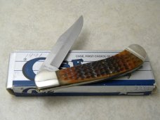 Case XX Bradford PA USA DB61100 Bone 1991 Saddlehorn NKCA Club Knife
