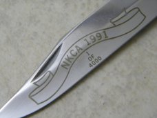 Case XX Bradford PA USA DB61100 Bone 1991 Saddlehorn NKCA Club Knife
