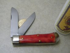 Great Eastern Cutlery 735208 Bone 2008 NKCA Club Trapper Knife in Tube