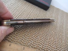 Winchester 1988 Black Box Brown Bone Large Lock Back Trapper Pattern # W15 1950