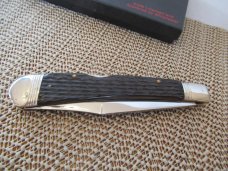 Winchester 1988 Black Box Brown Bone Large Lock Back Trapper Pattern # W15 1950