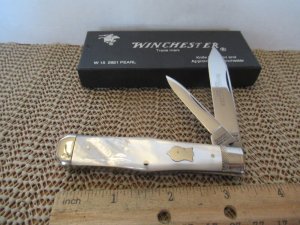 Winchester 1991 Black Box Pearl Swell Center Coke Bottle Pattern Pattern # W15 2921