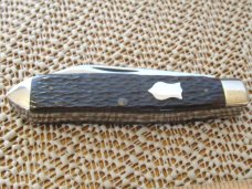 Winchester 1987 Black Box Brown Bone Tear Drop Jack Pattern # W15 2857