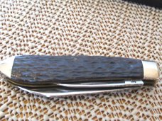 Winchester 1987 Black Box Brown Bone Tear Drop Jack Pattern # W15 2857