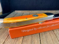 Colonel Coon by Queen Folding Hunter Smooth Orange Bone Saber Ground 1 of 200