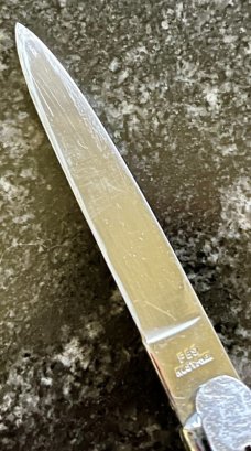 Ferdinand Everts & Son aka FES Lever Lock Switchblade Knife, Used 
