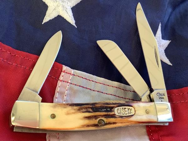 Case xx 1999 Stockman Knife (MDL# 53032 SS) w/ Great Stag Handles -NOS in M/NM Condition Case xx 1999 Stockman Knife (MDL# 53032 SS) w/ Great Stag Handles -NOS in M/NM Condition