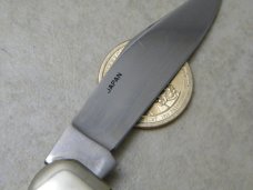 Parker Cut. Co. Japan Smooth Bone-Stag Lockback Whittler Knife in Box