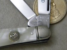 Boker USA 8593 Cracked Ice Stockman Knife 
