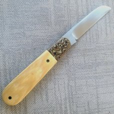 Vincenzo Balistreri Fancy Jack..3.75..Interior Mammoth..Rwl34..Mokume bolsters/accents..coa...slip.