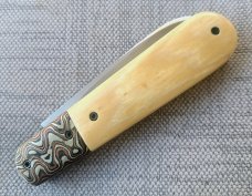 Vincenzo Balistreri Fancy Jack..3.75..Interior Mammoth..Rwl34..Mokume bolsters/accents..coa...slip.