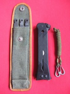 Vintage Polish Demolition Military Multi-Tool Switchblade Knife