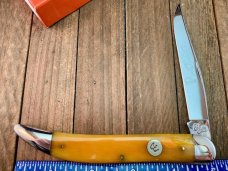 Colonel Coon by Queen Texas Toothpick Smooth Orange Bone 1 of 200