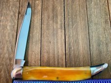 Colonel Coon by Queen Texas Toothpick Smooth Orange Bone 1 of 200