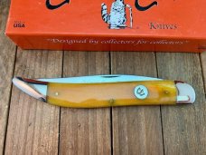 Colonel Coon by Queen Texas Toothpick Smooth Orange Bone 1 of 200