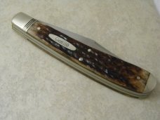 Camillus NY USA Bone 1995 NKCA Club Dogleg Trapper Knife NIB