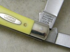 Camillus NY USA 717 Yello-Jaket Trapper Knife NIB
