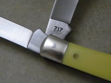 Camillus NY USA 717 Yello-Jaket Trapper Knife NIB