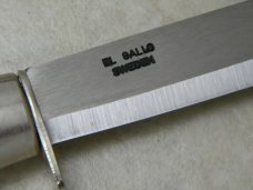 El Gallo Sweden Wood Fixed Blade Sheath Knife