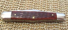 Case Classic 1993 Case Brothers Banana Antique Red Bone Whittler Pattern # 63083