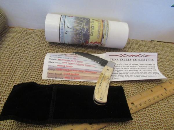 Tuna Valley 2023 Mammoth Bark Ivory Raindrop Damascus Phoenix Jack 1 of 60 Tuna Valley 2023 Mammoth Bark Ivory Raindrop Damascus Phoenix Jack 1 of 60