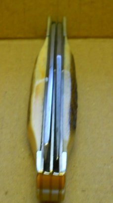 Bear & Son Carbon Stag Trapper Knife USA 