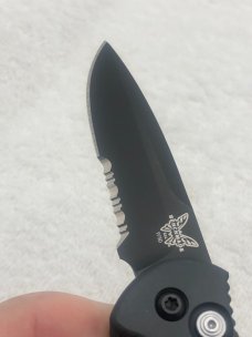 Benchmade 9750SBK Coalition Push Button Automatic Knife Made In USA New In Box Discontinued
