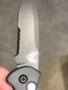 Benchmade 9750SBK Coalition Push Button Automatic Knife Made In USA New In Box Discontinued