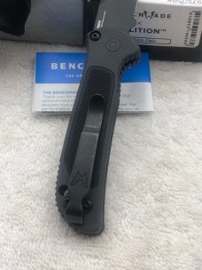 Benchmade 9750SBK Coalition Push Button Automatic Knife Made In USA New In Box Discontinued