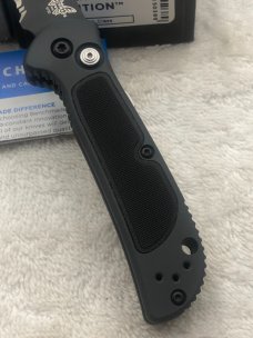 Benchmade 9750SBK Coalition Push Button Automatic Knife Made In USA New In Box Discontinued