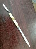 RARE! VINTAGE CRACKED ICE COLONIAL LETTER OPENER & PEN BLADE