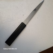 RARE! VINTAGE LERCHE SOLINGEN GERMANY 9.5" LETTER OPENER 3.75" HANDLE 2.6oz. ACRYLIC COATED ALLOY