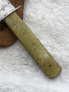 Vintage Kinfolks Fixed Blade Sheath Knife Good Used Condition