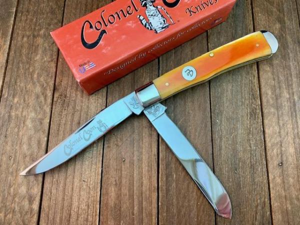 Colonel Coon by Queen Trapper Smooth Orange Bone Colonel Coon by Queen Trapper Smooth Orange Bone