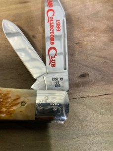  Case XX 1989 Collectors Club Bone 6211 1/2 SS Jack 
