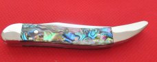 Case XX 2023 Abalone Tiny Texas Toothpick Pattern # 810096 SS
