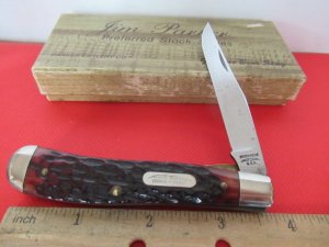 Jim Parker 1978 Preferred Stock Series  Liner Lock Trapper By Schrade